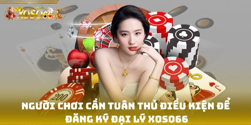Người chơi cần tuân thủ điều kiện để đăng ký đại lý XOSO66